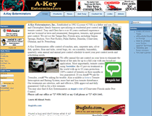 Tablet Screenshot of akeyexterminators.com